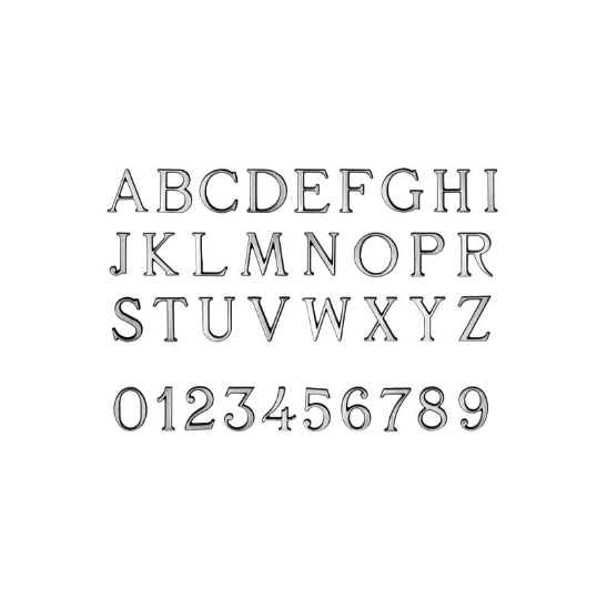 Obrázek RL30LN V Románo 30 lepené V leštený nerez