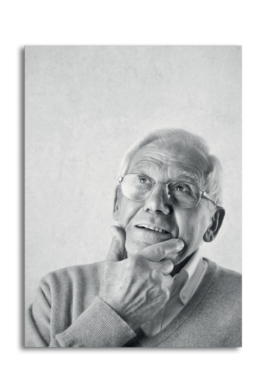 Obrázek F02111 Fotokeramika čtvercová černobílá 11x8, / v x š /