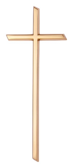 Obrázek K01130 Křížek klasický 29,5x11,5, zlato