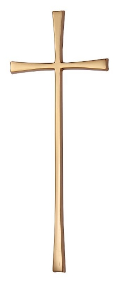 Obrázek K06130 Křížik romano 30x11,5, zlato