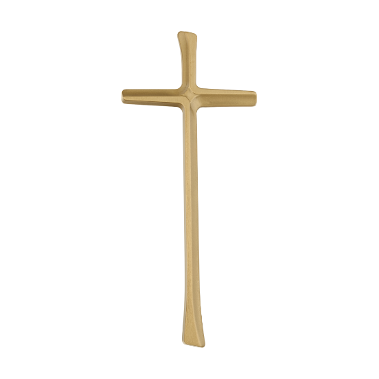Obrázek K53522 Křížek tvarovaný bronz