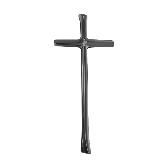 Obrázek K53322 Křížek tvarovaný černé zlato