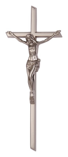Obrázek K01030a Křížek klasický s korpusem 29,5x11,5, leštěná nerez